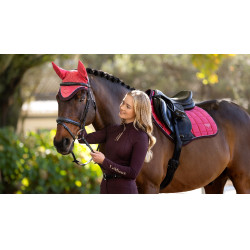 Tapis LeMieux Loire Classic Close Contact Square Cranberry Rose