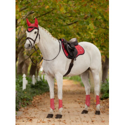 Tapis de selle mixte LeMieux Loire Classic GP Square Cranberry Rose