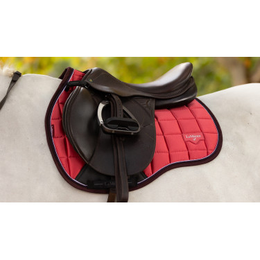 Tapis de selle mixte LeMieux Loire Classic GP Square Cranberry Rose
