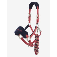 Licol mouton Vogue Mini LeMieux avec longe Cranberry