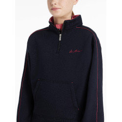 Pull LeMieux à fermeture éclair Quart Kate Young Rider Marine / cranberry Bleu marine Pull LeMieux à fermeture éclair Quart Kate Young Rider Marine / cranberry Bleu marine