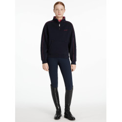 Pull LeMieux à fermeture éclair Quart Kate Young Rider Marine / cranberry Bleu marine Pull LeMieux à fermeture éclair Quart Kate Young Rider Marine / cranberry Bleu marine
