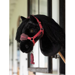 Licol et longe Vogue Hobby Horse LeMieux Cranberry Rose