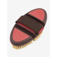 Brosse LeMieux Flexi Scrubbing Abricot Orange