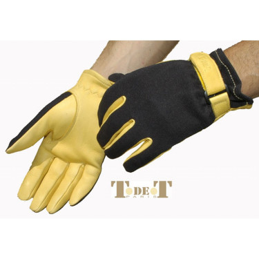 Gants maille et daim T de T Gants maille et daim T de T