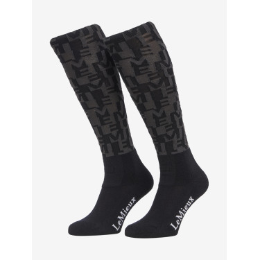 Chaussettes Harlow Mini LeMieux Froostie Poney imprimé Marine AOP Bleu