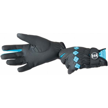 Gants précision T de T Noir / turquoise