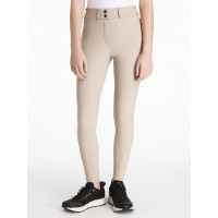 Pantalon LeMieux grip genoux Izzy Young Rider Almond Beige