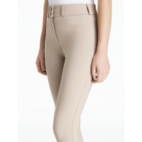 Pantalon LeMieux grip genoux Izzy Young Rider Almond Beige