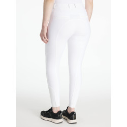Pantalon LeMieux Isabelle full grip femme Blanc