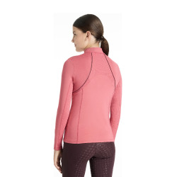 Sous-vêtement mesh Mia LeMieux Young Rider manches longues Cranberry Rose