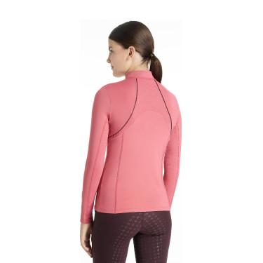 Sous-vêtement mesh Mia LeMieux Young Rider manches longues Cranberry Rose