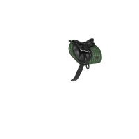 Tapis de selle LeMieux Loire Close Contact Square CSO Vert hunter Tapis de selle LeMieux Loire Close Contact Square CSO Vert hunter