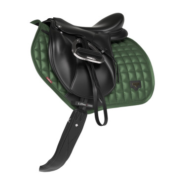 Tapis de selle LeMieux Loire Close Contact Square CSO Vert hunter