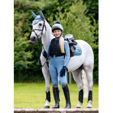 Tapis de selle LeMieux Loire Close Contact Square CSO Bleu ice