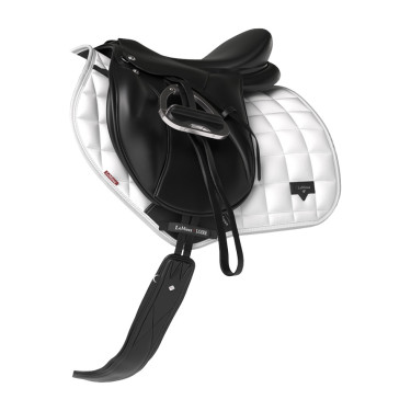 Tapis de selle LeMieux Loire Close Contact Square CSO Blanc