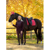 Tapis de selle LeMieux Loire Dressage Square Cranberry Rose