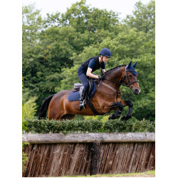 Tapis LeMieux competition close contact square - coton Bleu marine