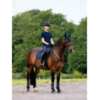 Tapis LeMieux competition close contact square - coton Bleu marine