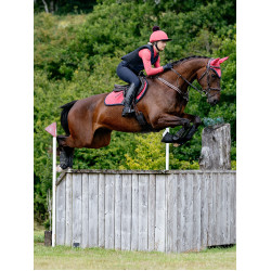 Tapis LeMieux Reflective Suede Close Contact Square Cranberry Rose