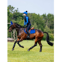 Tapis LeMieux Reflective Suede Close Contact Square Bleu benetton