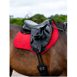 Tapis LeMieux Reflective Suede Close Contact Square Chilli Rouge Tapis LeMieux Reflective Suede Close Contact Square Chilli Rouge