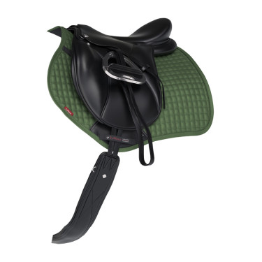 Tapis LeMieux Reflective Suede Close Contact Square Vert hunter