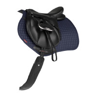 Tapis LeMieux Reflective Suede Close Contact Square Bleu marine