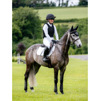 Tapis LeMieux Reflective Suede Close Contact Square Blanc