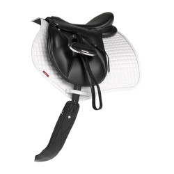 Tapis LeMieux Reflective Suede Close Contact Square Blanc