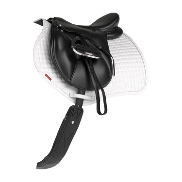 Tapis LeMieux Reflective Suede Close Contact Square Blanc