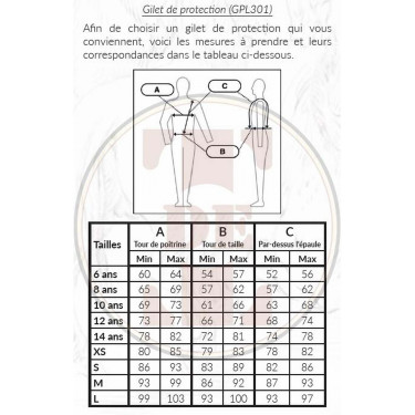 Gilet de Cross level 3 T de T Gilet de Cross level 3 T de T