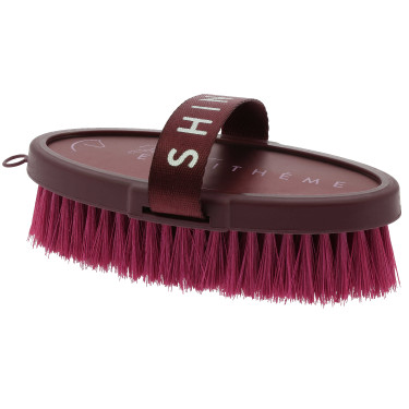 Brosse douce Equithème Je t'aime Bordeaux Brosse douce Equithème Je t'aime Bordeaux