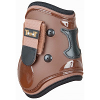Protèges boulet coque et cuir T de T Noir / marron