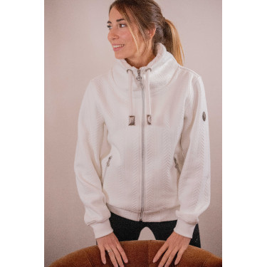 Sweat-shirt Pénélope Laponia Ecru Beige Sweat-shirt Pénélope Laponia Ecru Beige
