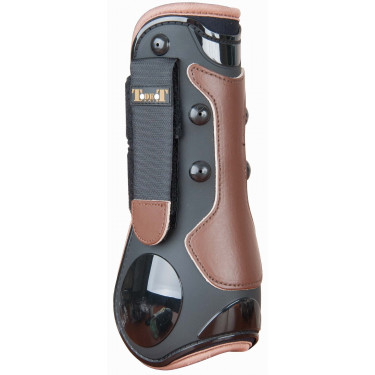 Guêtres coque et cuir T de T Guêtres coque et cuir T de T