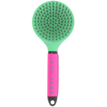 Brosse à crins Equithème Je t'aime Rose fluo Brosse à crins Equithème Je t'aime Rose fluo