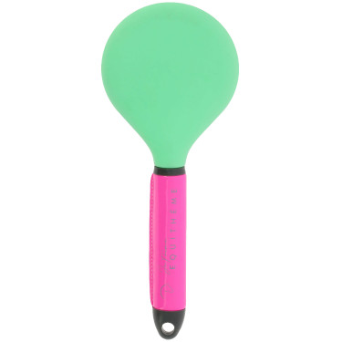 Brosse à crins Equithème Je t'aime Rose fluo Brosse à crins Equithème Je t'aime Rose fluo