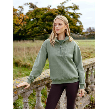 Pull LeMieux col quart zippé Keira femme Pull LeMieux col quart zippé Keira femme