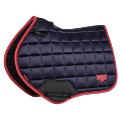 Tapis LeMieux Loire Classic Close Contact Square Marine / cranberry Bleu marine