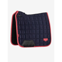 Tapis LeMieux Loire Classic Dressage Square Marine / cranberry Bleu marine