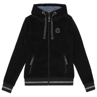 Polaire velours Je t'aime Equithème Coline femme Polaire velours Je t'aime Equithème Coline femme