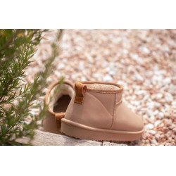 Mini-boots Pénélope Camel Marron