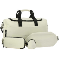 Sac week end Je t'aime Equithème Écru