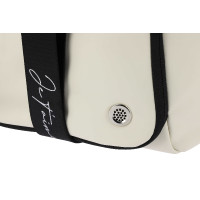 Sac week end Je t'aime Equithème Écru Blanc