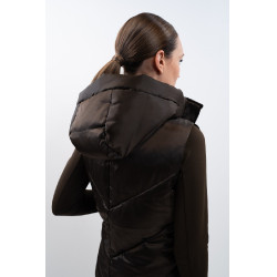 Doudoune sans manches Harcour Auxane Cacao Marron