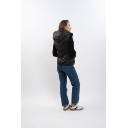 Doudoune sans manches Harcour Auxane Cacao Marron