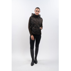 Doudoune sans manches Harcour Auxane Cacao Marron