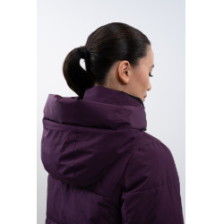 Parka courte Harcour Adele Noir / violet foncé Parka courte Harcour Adele Noir / violet foncé
