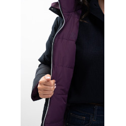 Parka courte Harcour Adele Noir / violet foncé Parka courte Harcour Adele Noir / violet foncé
